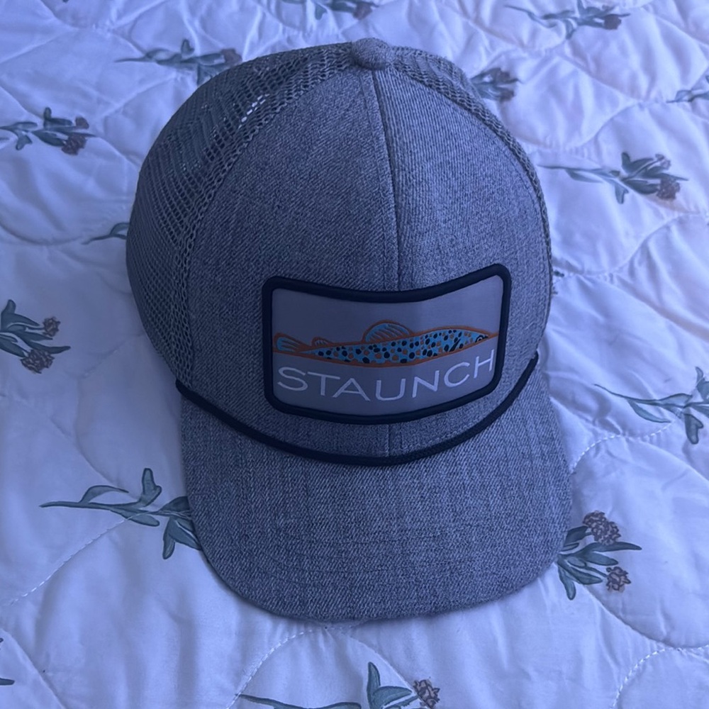 COPY - Gray Classic Cap with Patch Design